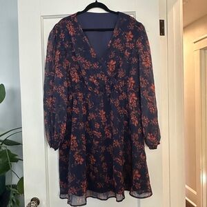 Floral Chiffon Dress